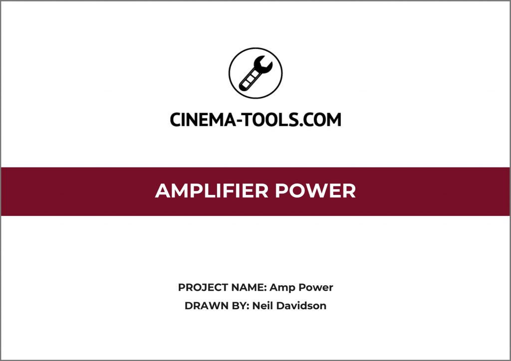 Amplifier Power Calculator